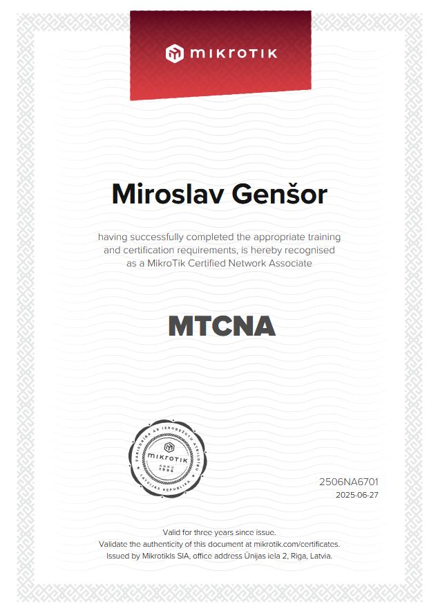 MTCNA - MikroTik Certified Network Associate